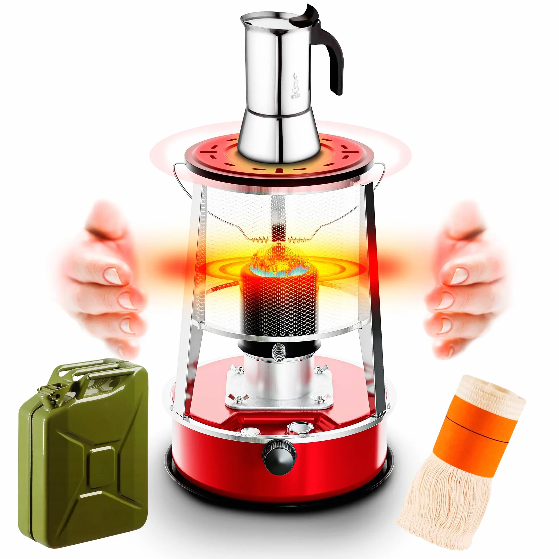 Extralink Aladdin EKH-460 Riscaldatore a petrolio portatile 4,6L 2600W
