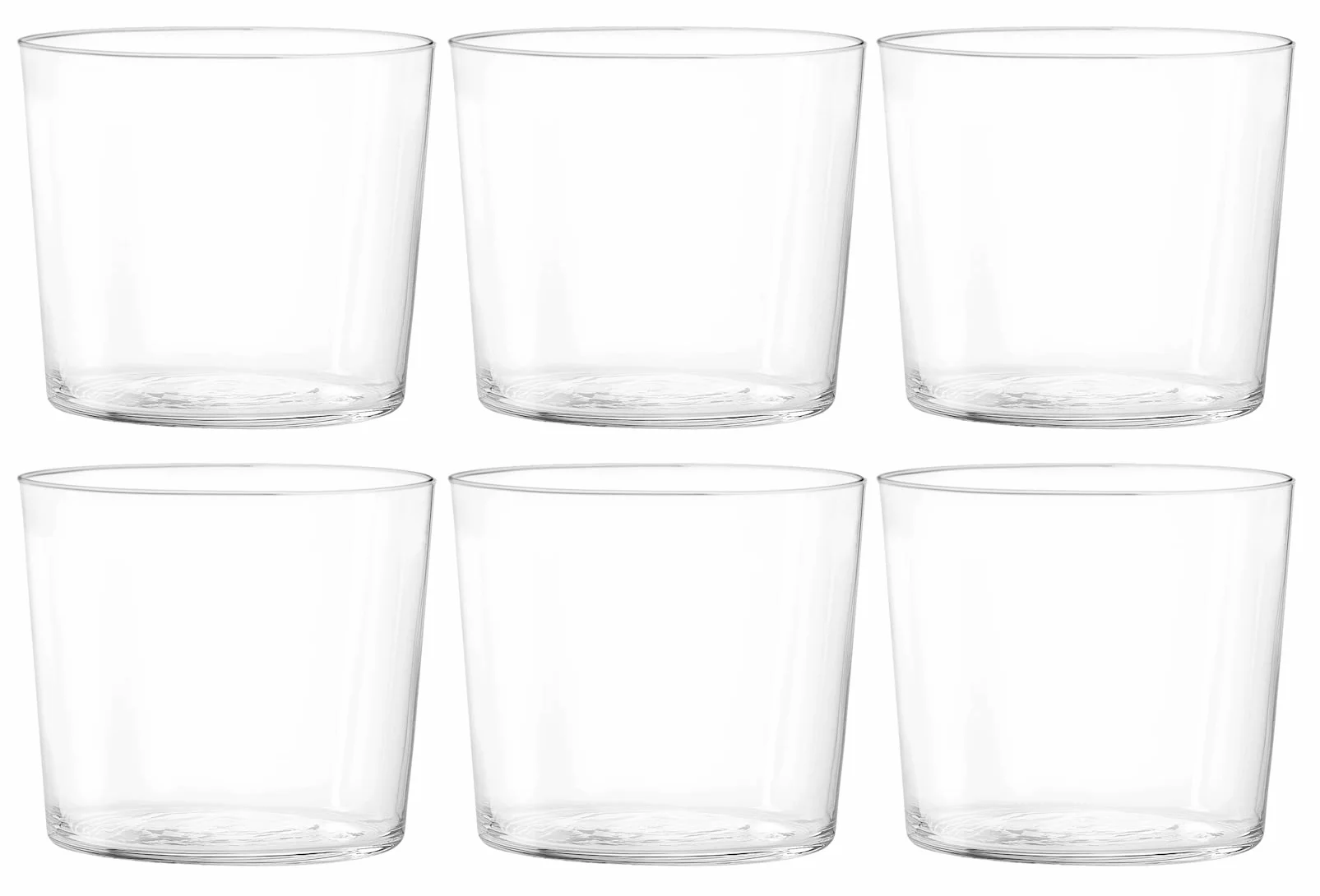 Set 6 Bicchieri da Vino in Vetro Ultrasottile 270 ml Elegante e Resistente