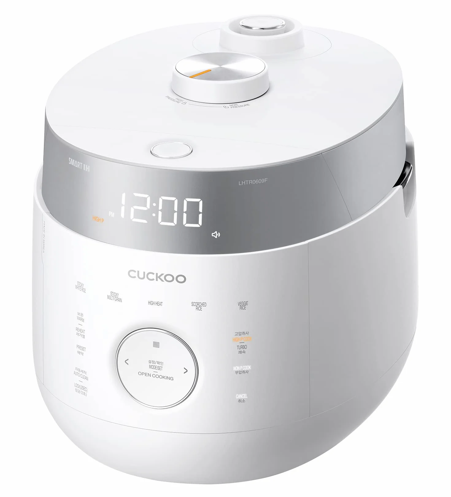 CUCKOO Cuociriso 1.08L CRP-LHTR0609F pressione induzione bianco 6 tazze
