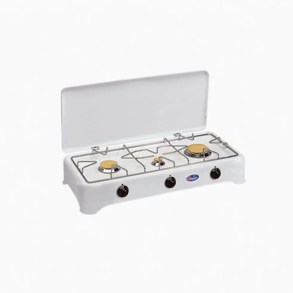 Parker Fornello 3 fuochi a gas Gpl per uso esterno Made in Italy - 5324