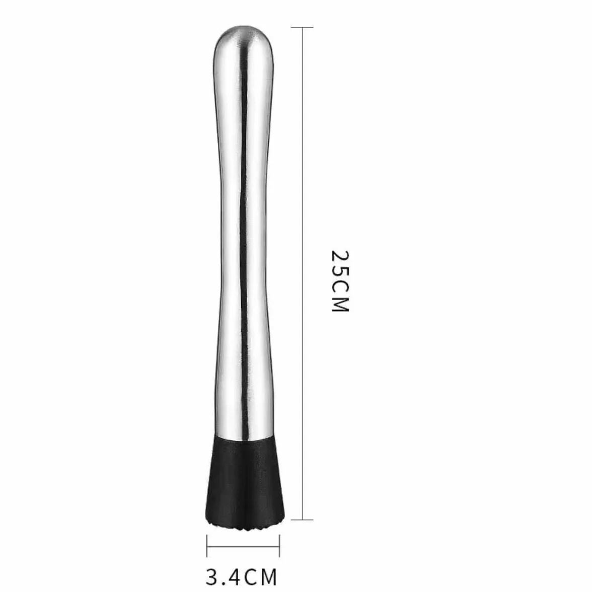 Pestello da Cocktail 25 cm Acciaio Inossidabile Schiacciapatate Limone