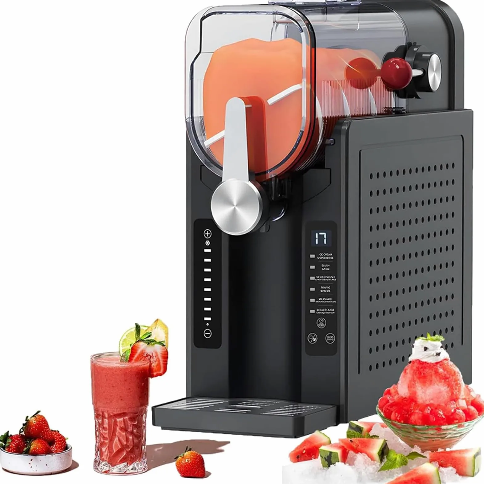 Granita per La Casa - Granita Senza Ghiaccio con Pulizia Automatica, Prenotazione One-Touch e 6 Programmi Preimpostati, Macchina per Granite per Margarita, Milkshake, Frappé, Slush e Altro