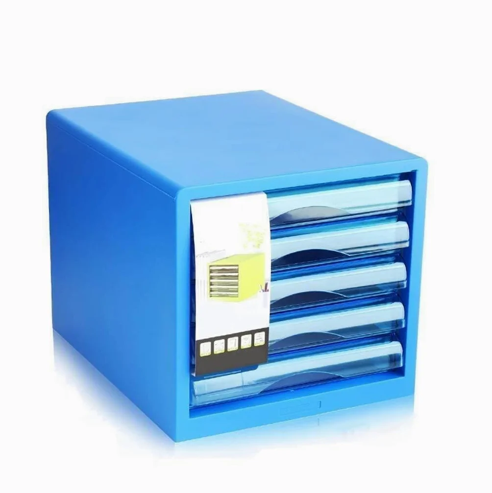 Schedario Desktop Organizzazione di Vari Desktop Schedario in plastica Desktop Schedario Forniture for Ufficio Armadietto di stoccaggio