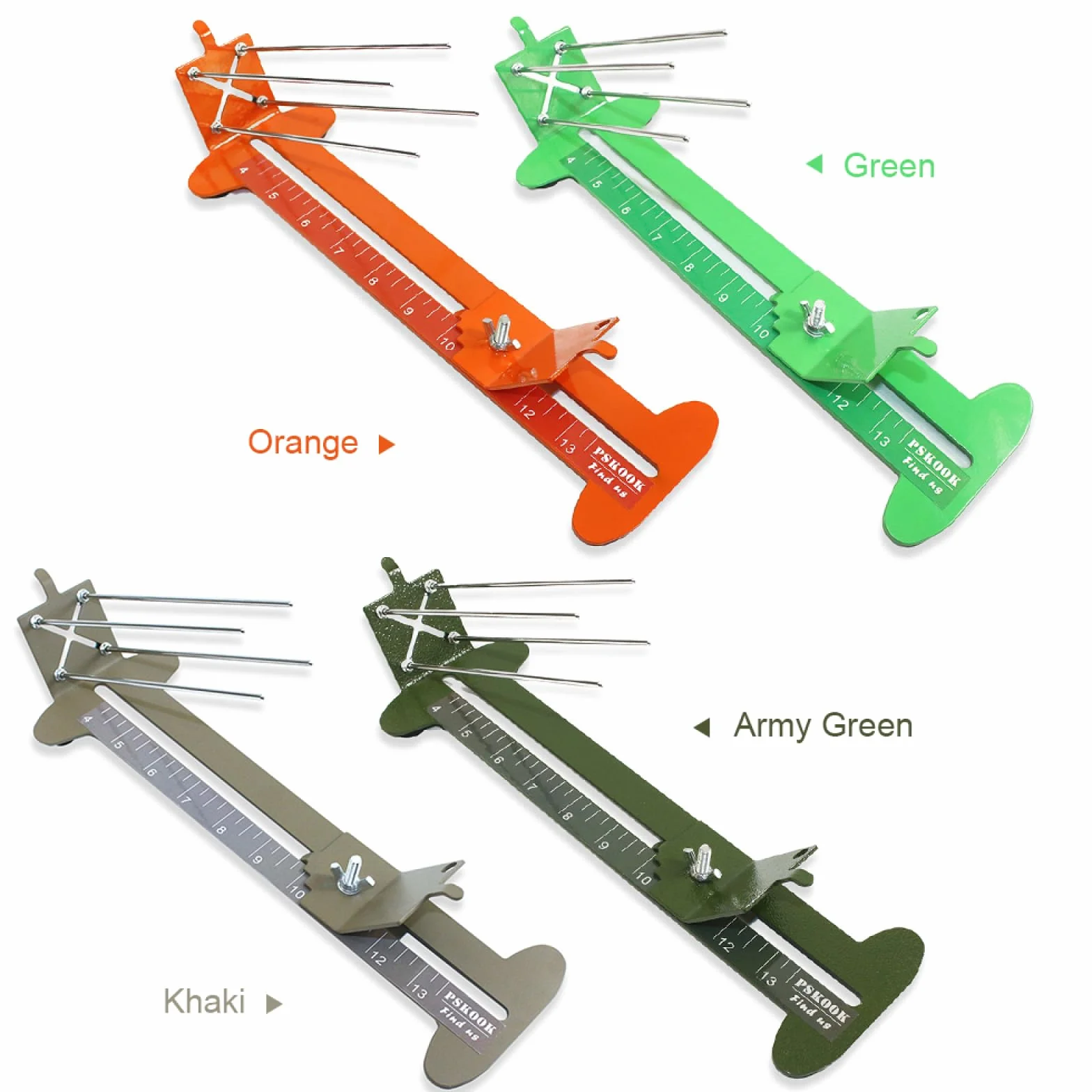 Paracord Blet Jig Kit Paracord Tool Tessitura DIY Maker 4-33 Pollici Antiscivolo Arancione