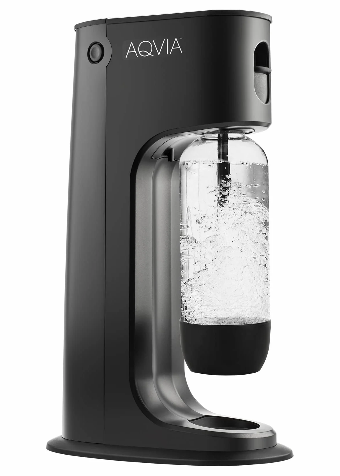 Aqvia Balance, gasatore con bottiglia in PET senza BPA (nero)