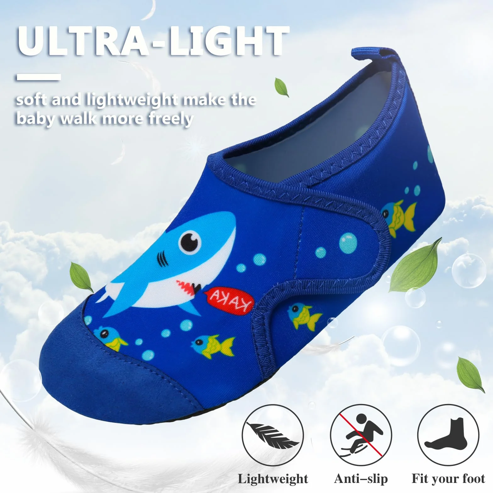 Scarpe da Mare Bambino Antiscivolo Asciugatura Rapida Acqua Surf Piscina Spiaggia