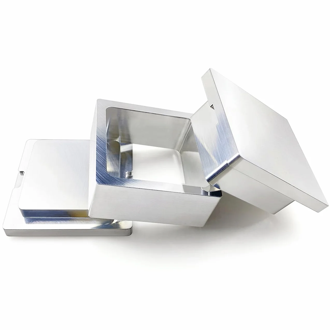 Forma quadrata colofonia 6,3x6,3 cm stampo metallo pre-pressa estrazione senza solventi fai da te