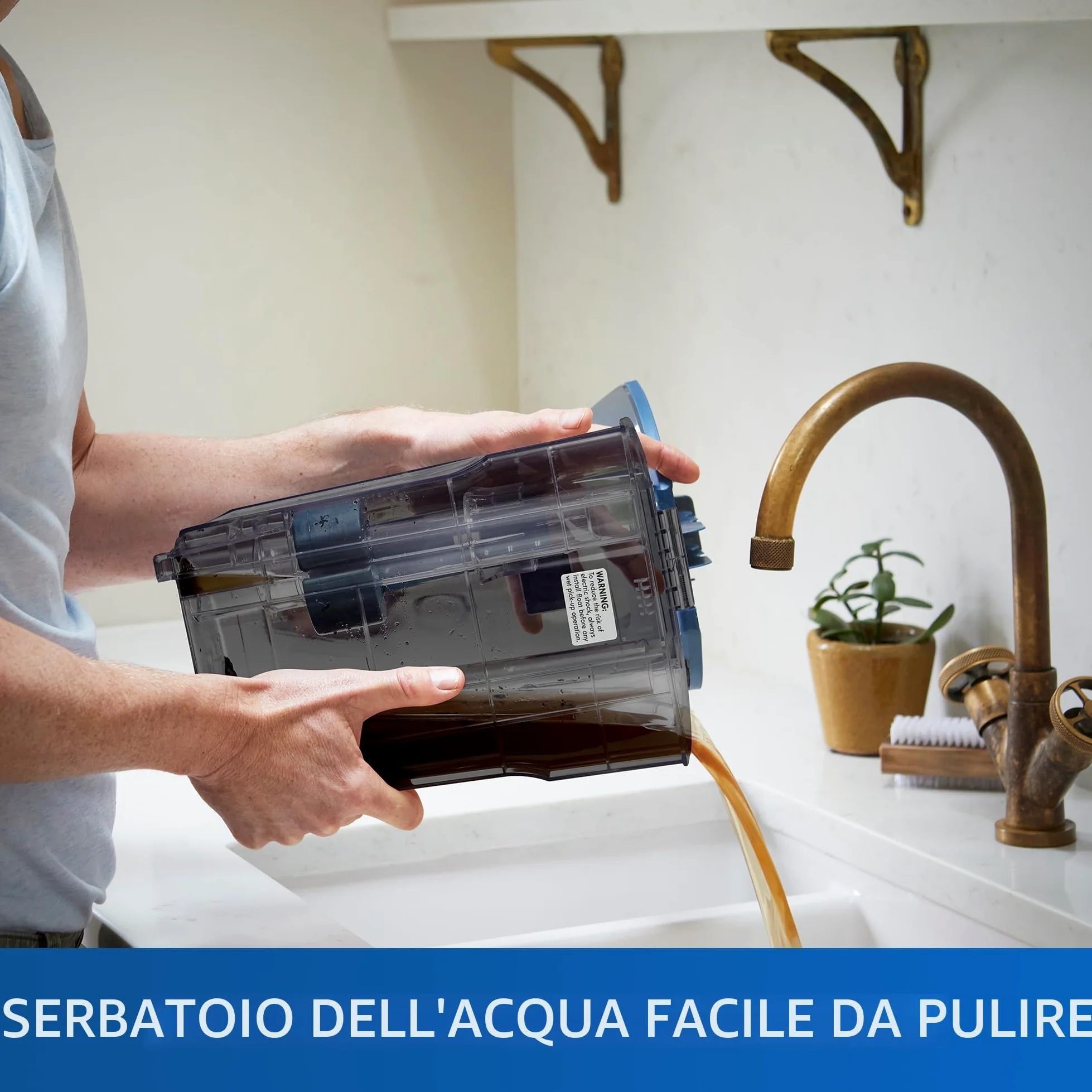 Vacmaster Lavatappeti lava tappezzeria, Ideale per Pulisci Scale, divano, Sedili Auto, Moquette e Tappeti, lava divani e aspira acqua