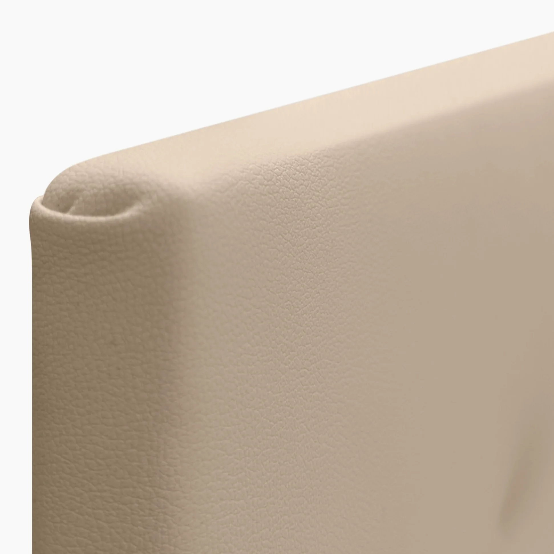 DHOME Testiera in similpelle o tessuto AQUALINE Liscia e con gambe Testiera per letto imbottita (160cm con Gambe (Lits 150/160), Similpelle Beige)