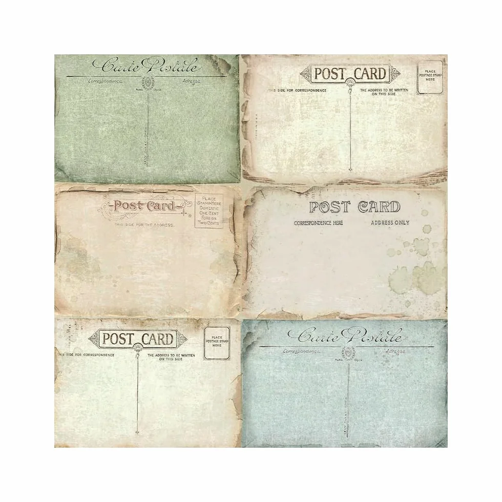 Stamperia Blocco di Carta Double Face 10 Fogli 12" x 12" Intorno al Mondo Multicolore