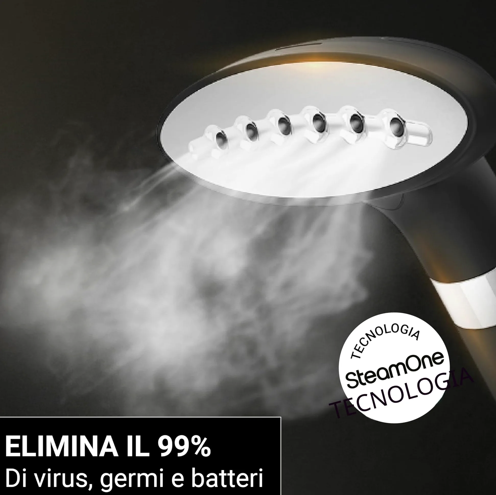 STEAMONE - Ferro da stiro a vapore verticale - Potente vaporiera da 2000 W - Qualità professionale - Ferro da stiro - Ampio serbatoio da 3,5 l - Cavo da 2,5 m - T2000B
