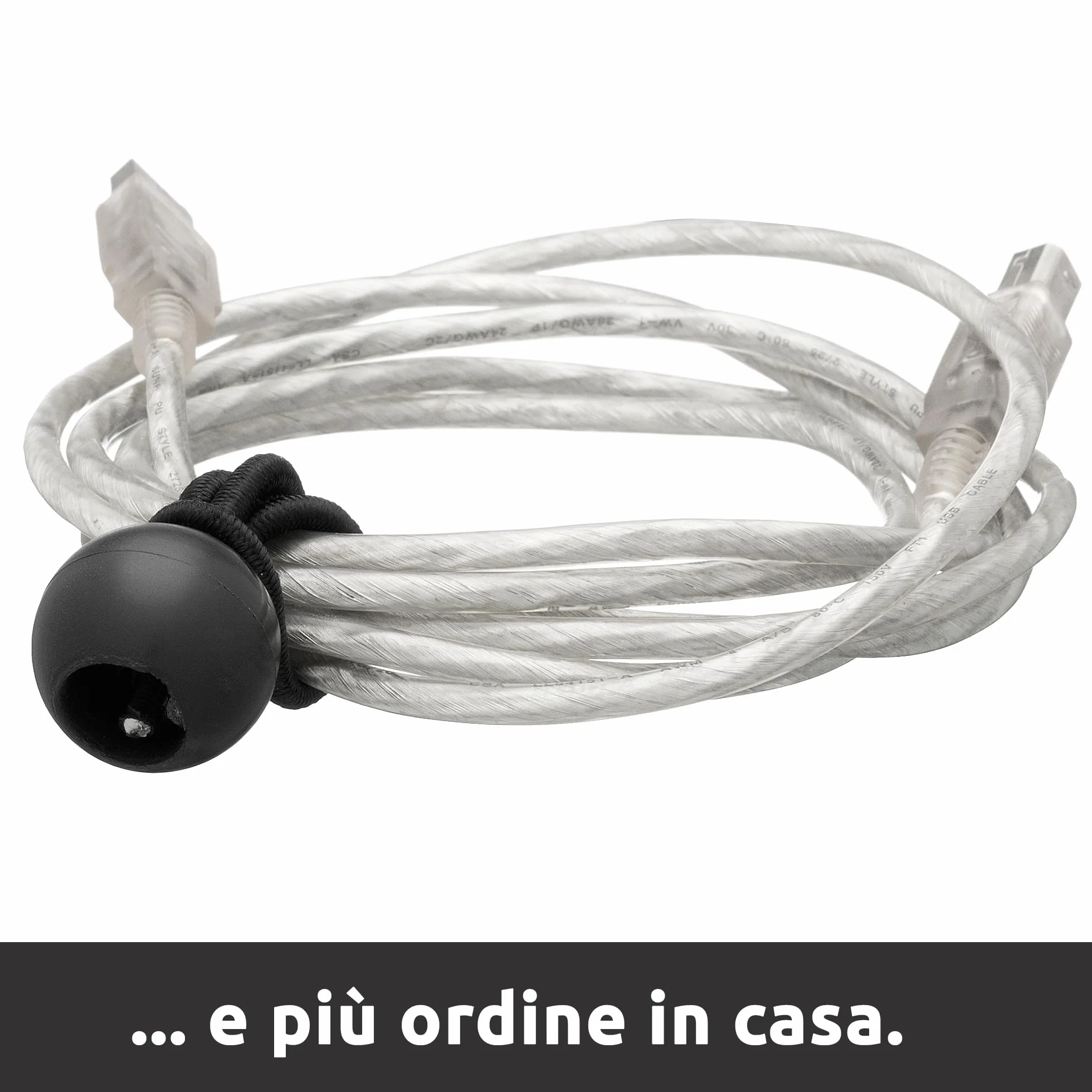 ECENCE 12 Corde elastiche con sfera, Set di elastici tenditori per teloni, anelli espansori con gancio a sfera in plastica, elastici di fissaggio per tende e coperture, Nero