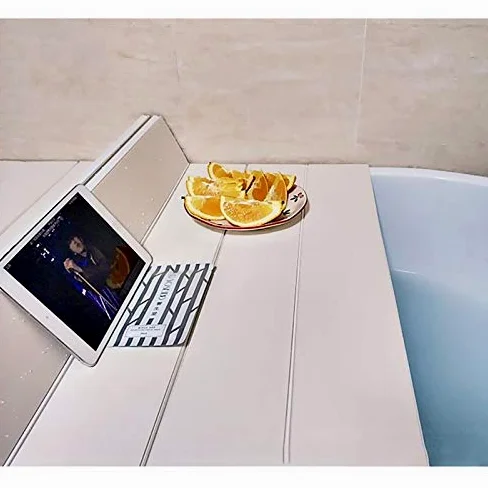Ultimate Folble - Copertura per vassoio da bagno, impermeabile e antipolvere, 153 x 70 x 0,6 cm, per rilassarsi, ideale per il piacere della vasca da bagno e l'esperienza di cura personale