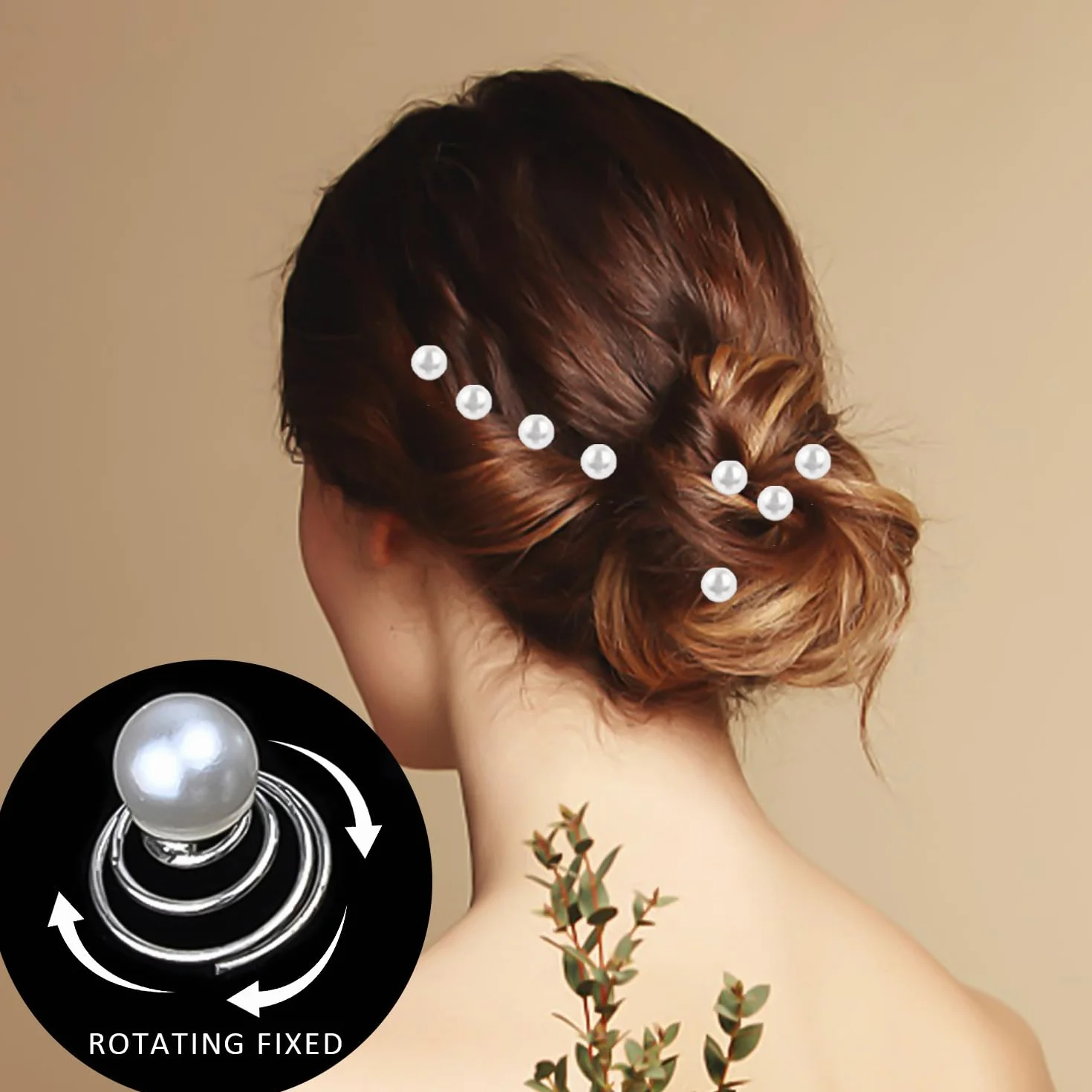 Forcine per capelli da donna con strass primaverili, forcine da sposa diamantate