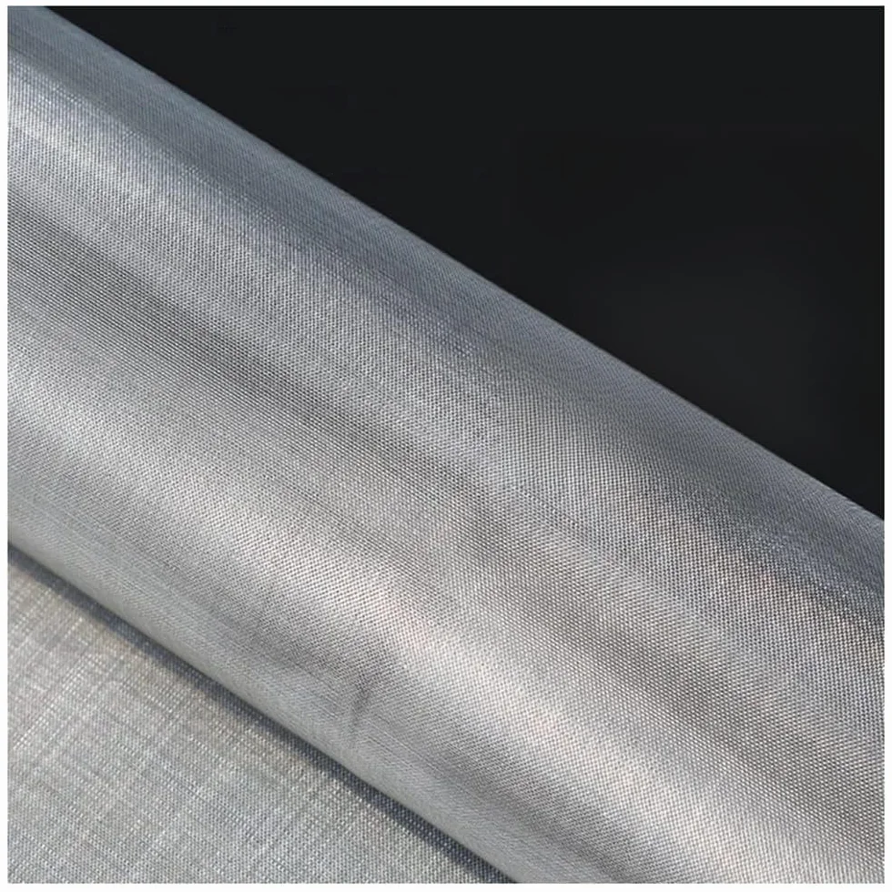 Rete in Acciaio Inossidabile 304-40 Maglie Foro 0,5 Mm Schermatura Finestra Resistente al Calore Argentato 1x3m