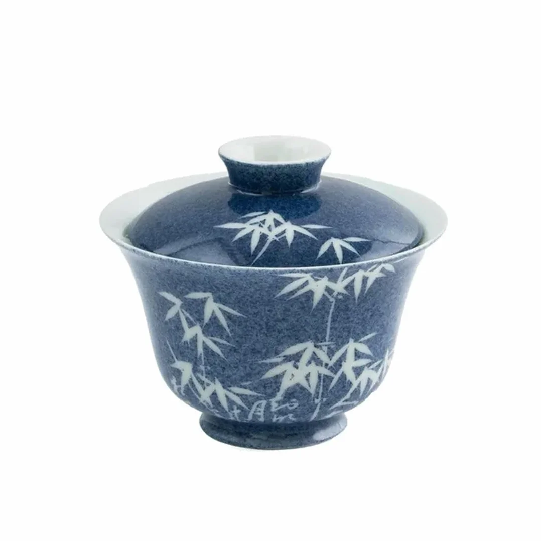 QQLADY Gaiwan Porcellana Cinese Set da tè 100 ml Kung Fu Chawan Tazza