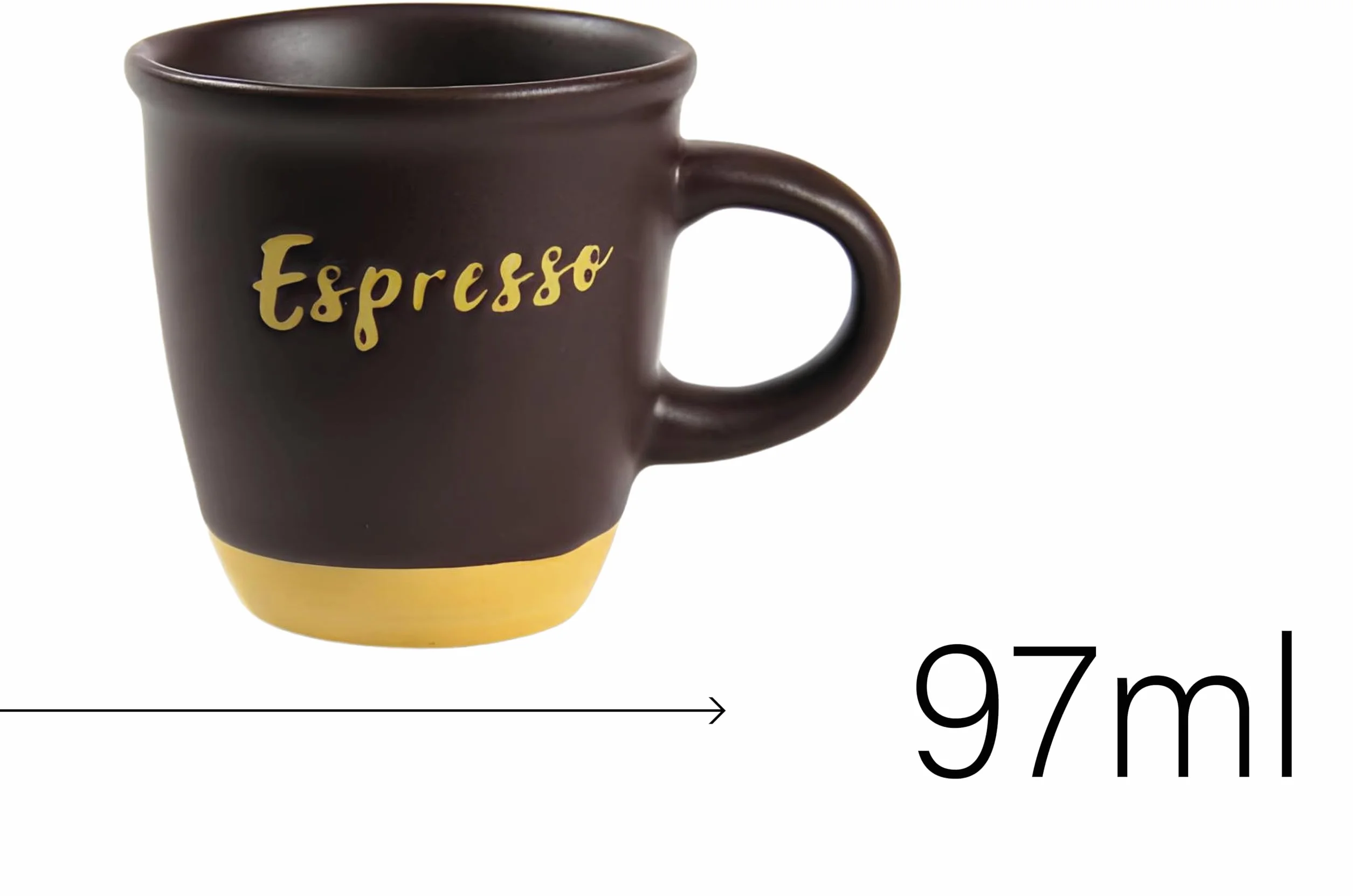 Ceramica Set 6 Tazzine Caffè Espresso 97ml