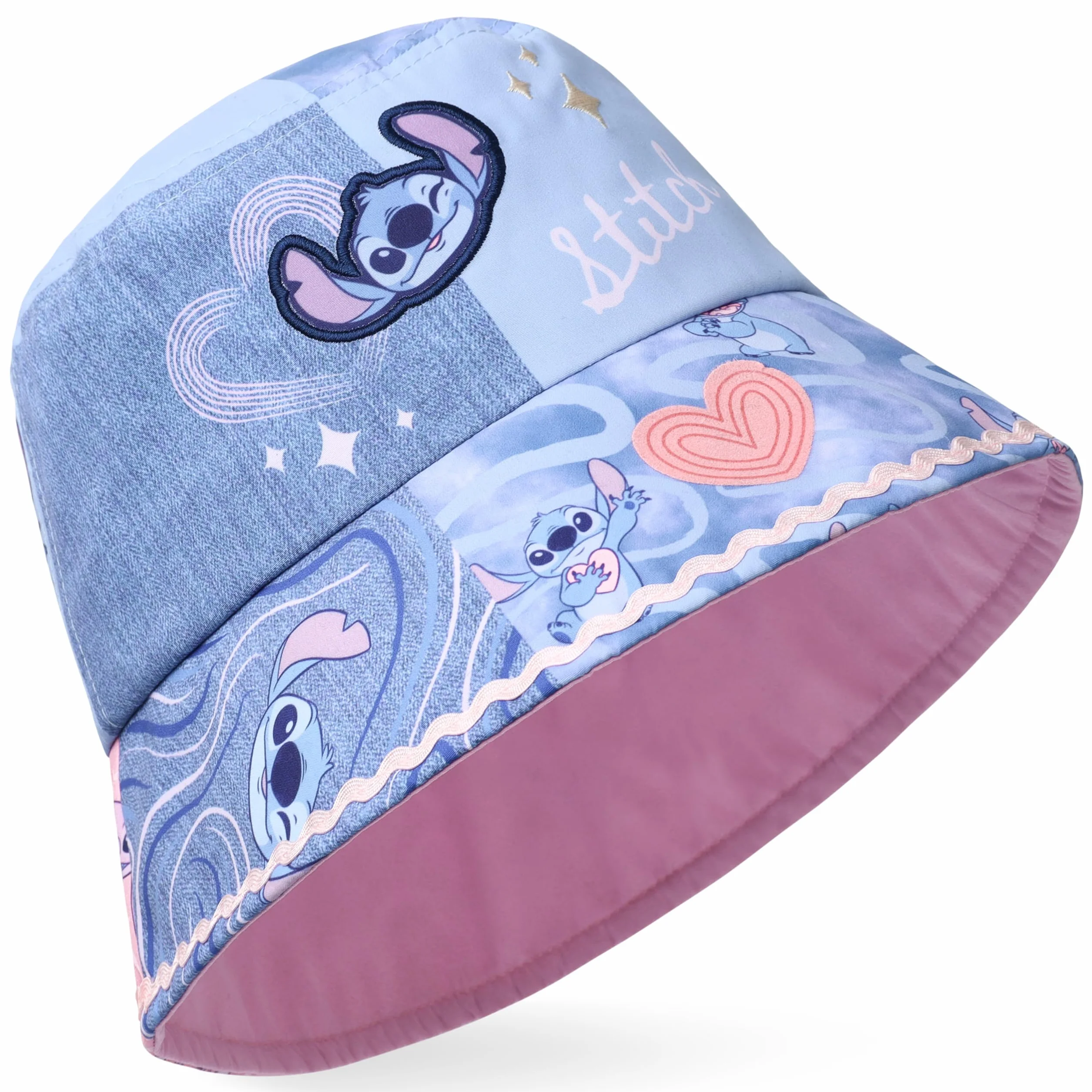 Disney Stitch Cappello Pescatore Bambina Sole Cappellini Bambini Estate