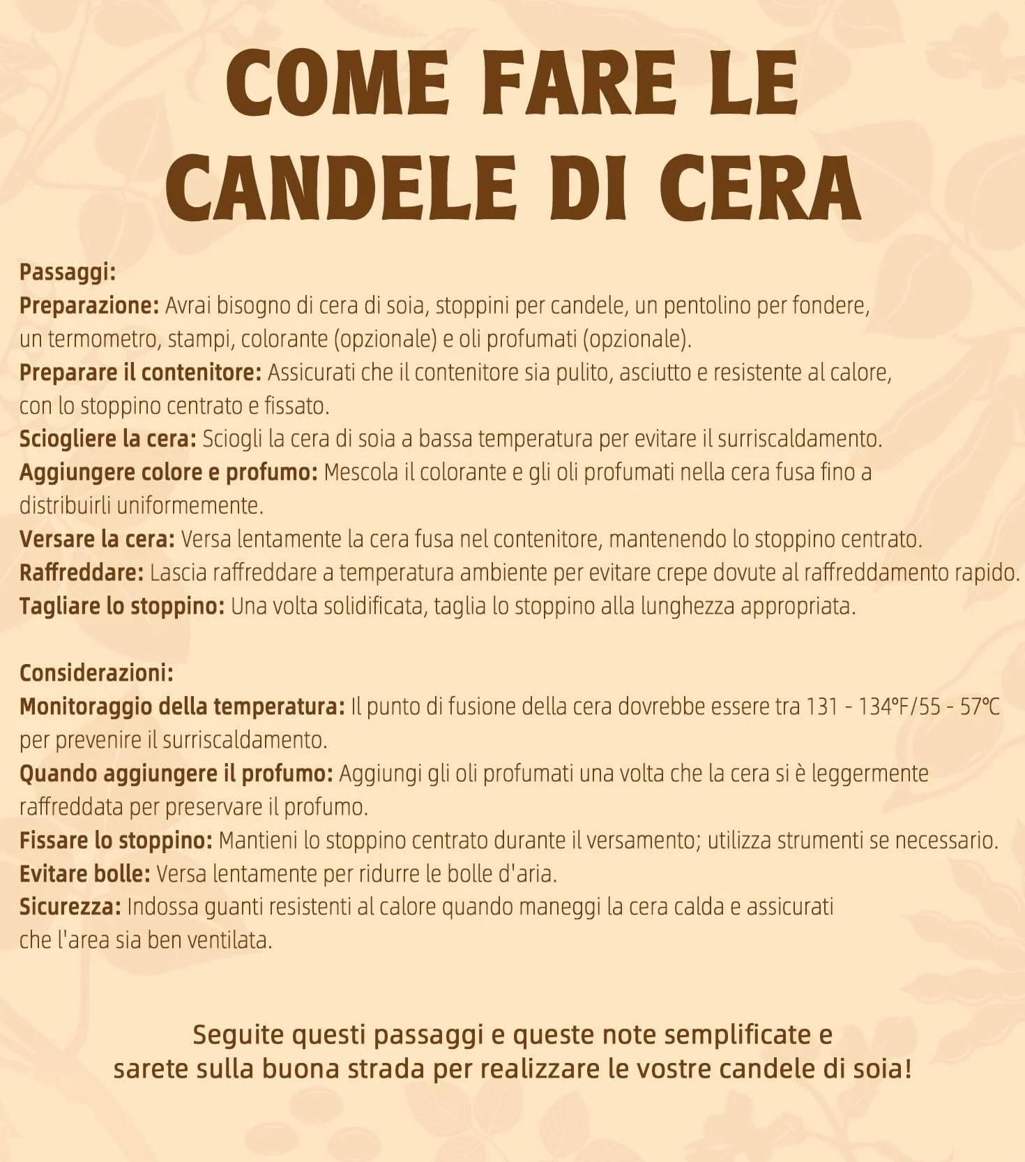 Cera di Soia per Candele 5KG, Premium Natural Cera per Candele, 100% Cera per Candele Fai da Te