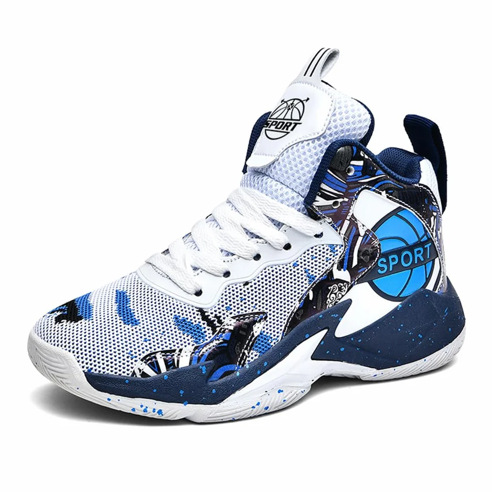 Hixingo Scarpe da Basket Bambino Ragazzi Ragazze Sportive Antiscivolo