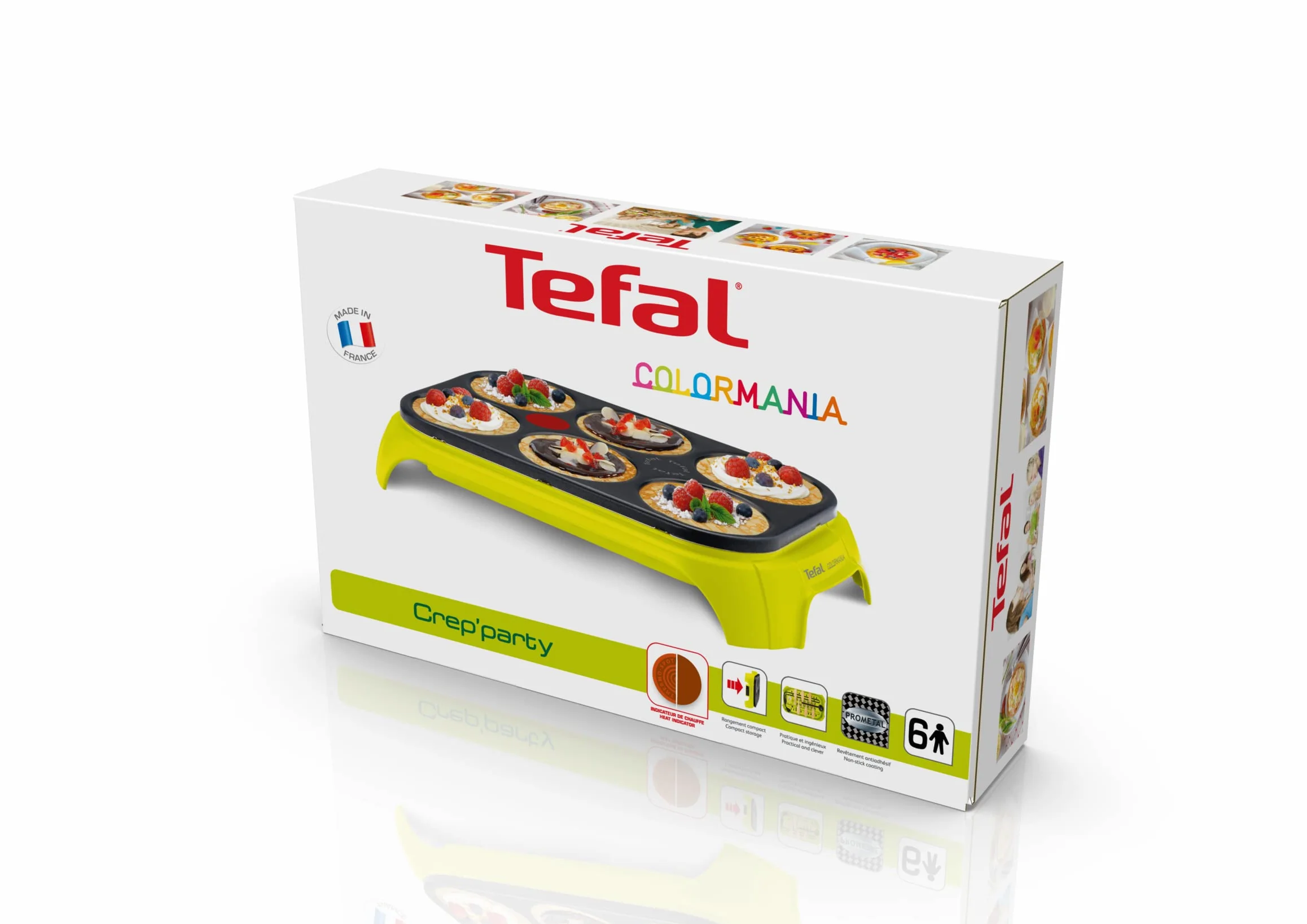 TEFAL Crepiere electrique CrepParty Colormania PY559312