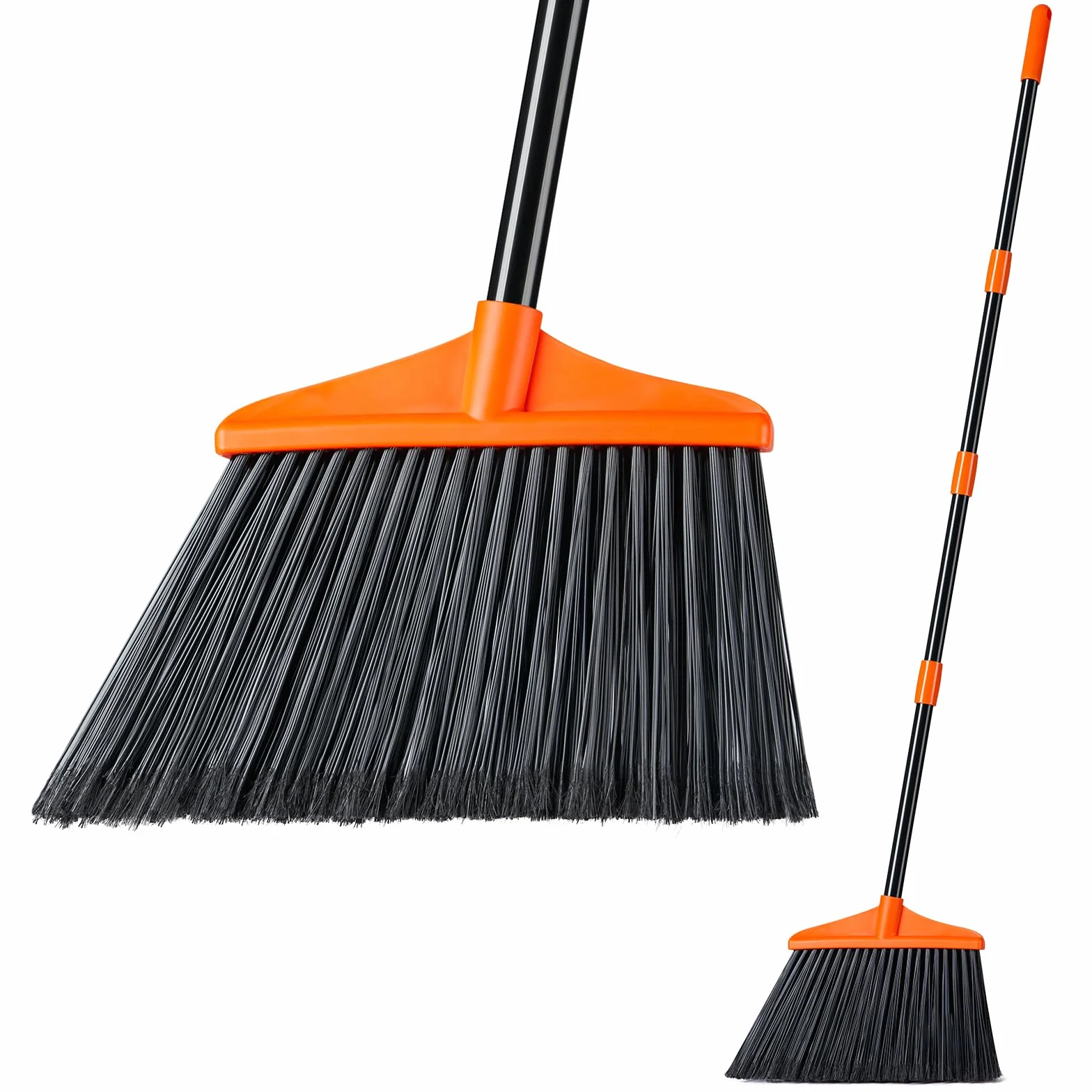 Lifewit Scopa da Esterno 135cm, Scopa Telescopica Regolabile per Giardino e Pavimenti