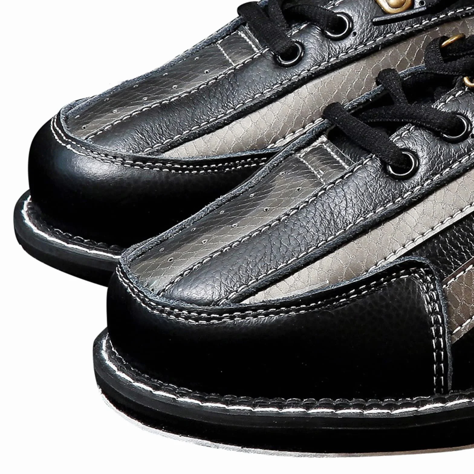 SDEQA Scarpe da Bowling in Pelle Antiscivolo Leggero con 5 Suole