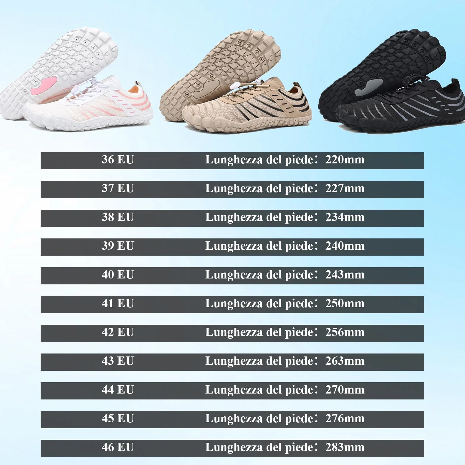 Atmativo Scarpe da Acqua Barefoot Uomo Donna 36-46 EU Asciugatrice Rapida Leggero