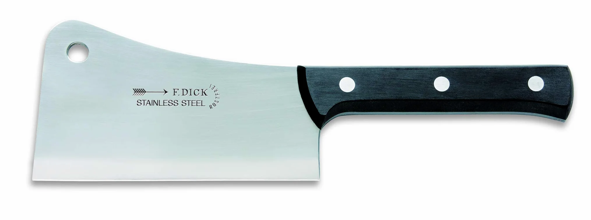 F. DICK Mannaia per cotolette e grandi cucine (mannaia da cucina per trinciare carne, frantumare ossa; lama da 18 cm ; 900g) 9310018