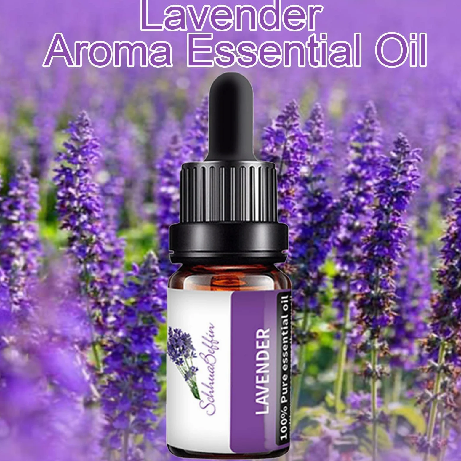 Olio Essenziale Lavanda 10ml, per Diffusori Umidificatori Candele Sapone Fai da Te, Oli Profumati per Diffusori, Massaggi, Bagno