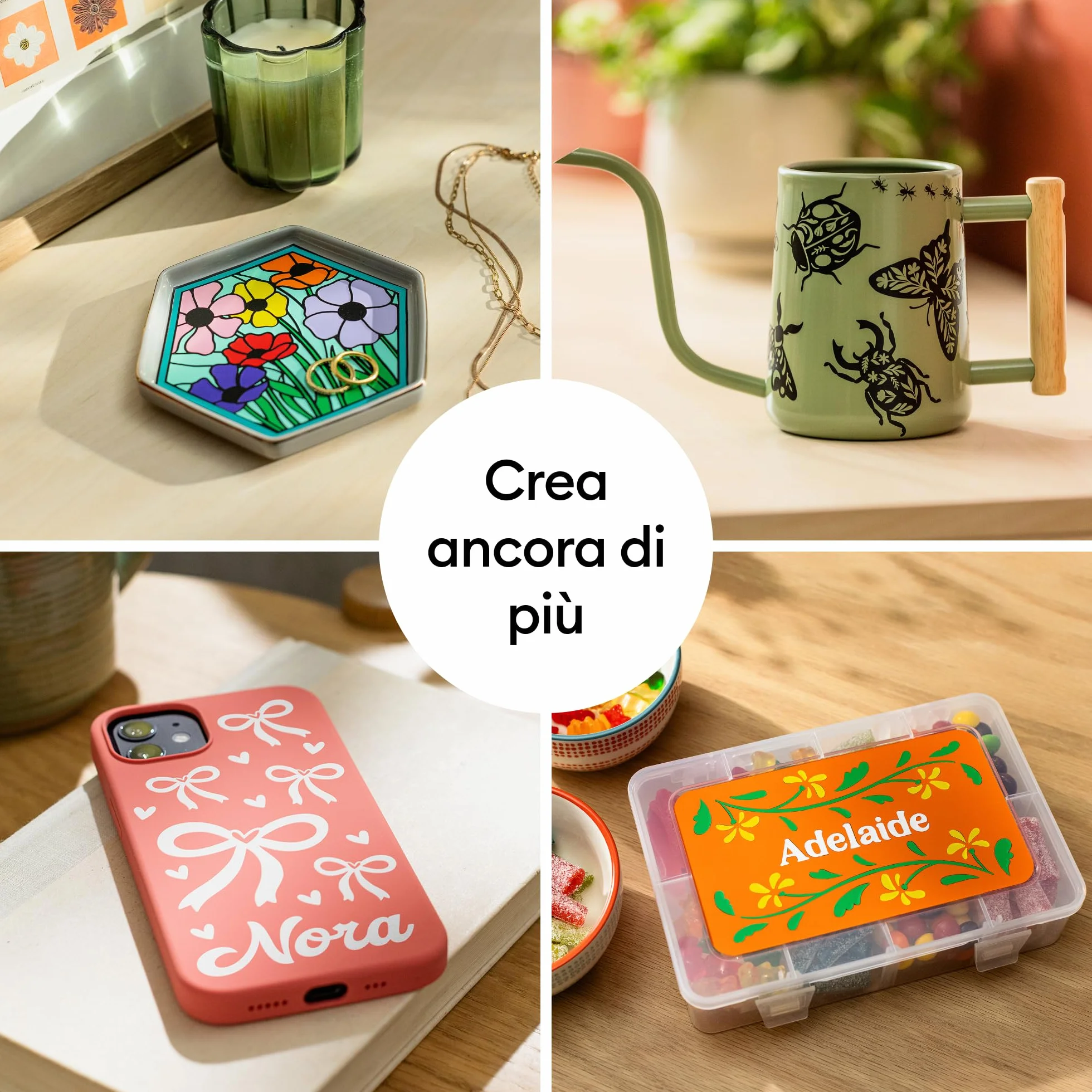 Cricut Pellicola in vinile per plotter 10 fogli 30,5 cm x 30,5 cm autoadesiva permanente Nero