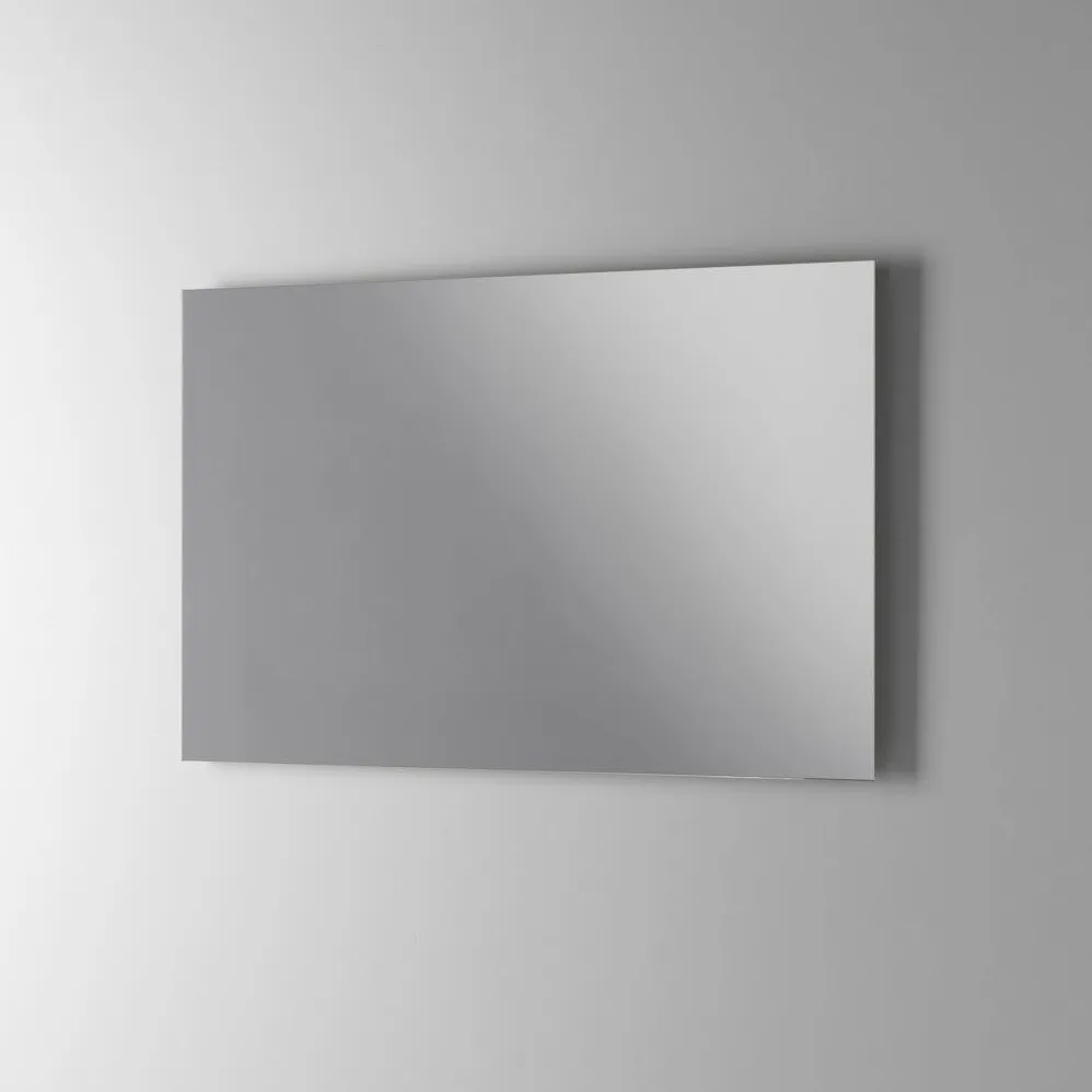 AQA DESIGN accessori casa composizione bagno, nr2 cassetti con scorrimento e chiusura soft close, maniglia a gola in melaminico, nr1 lampada led a - Bianco - 101x46,5x190 cm