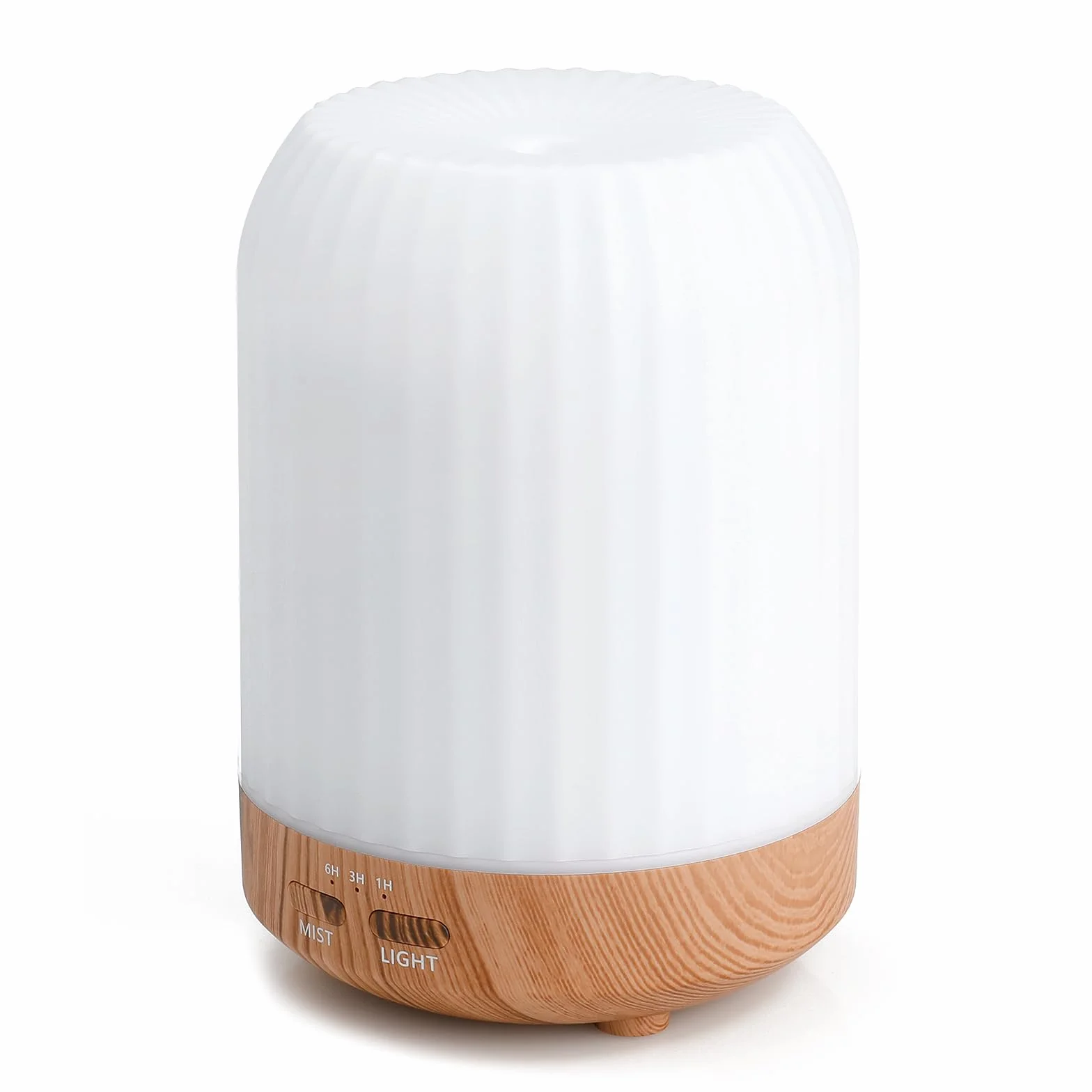 Romon Diffusore di Oli Essenziali 250ML Ultrasuoni 7 Colori LED Umidificatore d'Aria