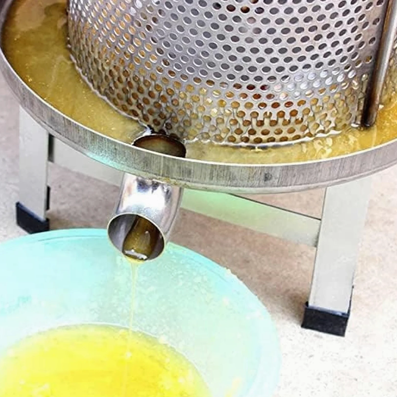 Torchio per Frutta, Estrattore Manuale di Miele, Torchio Manuale per UVA per La Vinificazione, Sidro/tintura/Verdure/Miele/pressa per Olio D'oliva