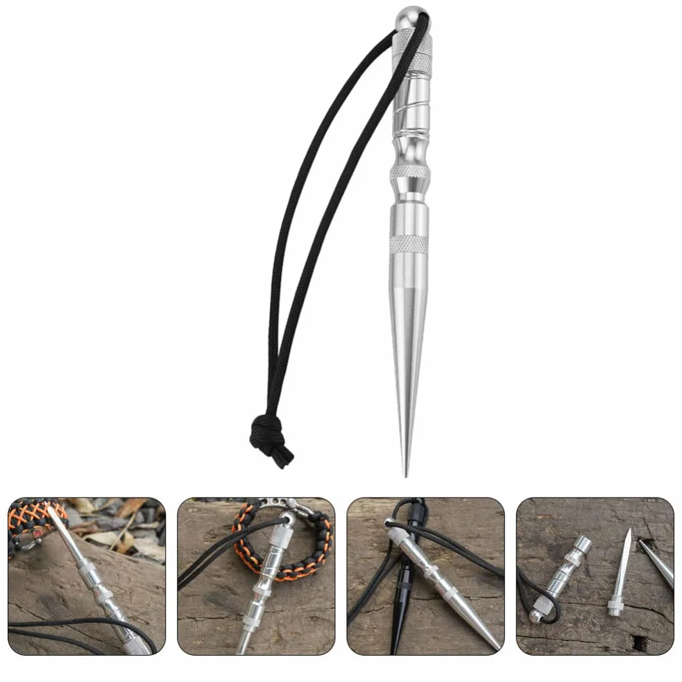 Ago da maglia in acciaio inox per braccialetti fai da te paracord e pelle