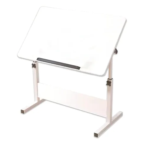 Tavolo da disegno regolabile con cavalletto angolare, perfetto per artisti, architetti e postazioni di lavoro per ufficio domestico, design robusto, altezza ergonomica e superficie di disegno