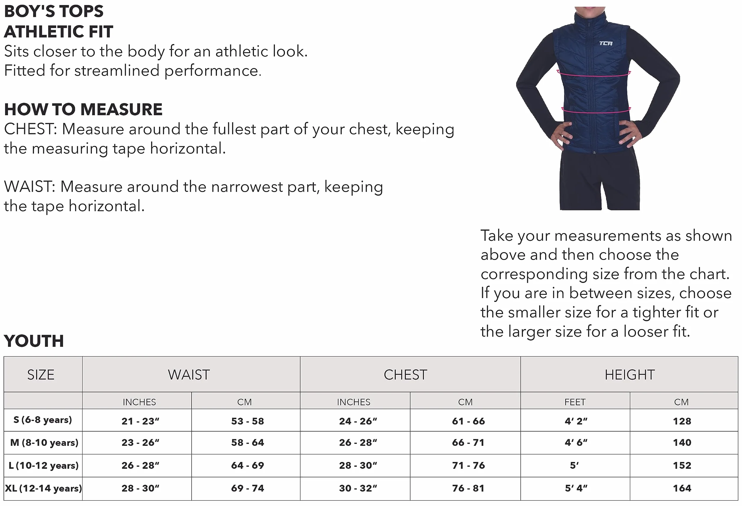 TCA Excel Runner Gilet Da Corsa Da Bambino Sportivo Con Tasche Zip