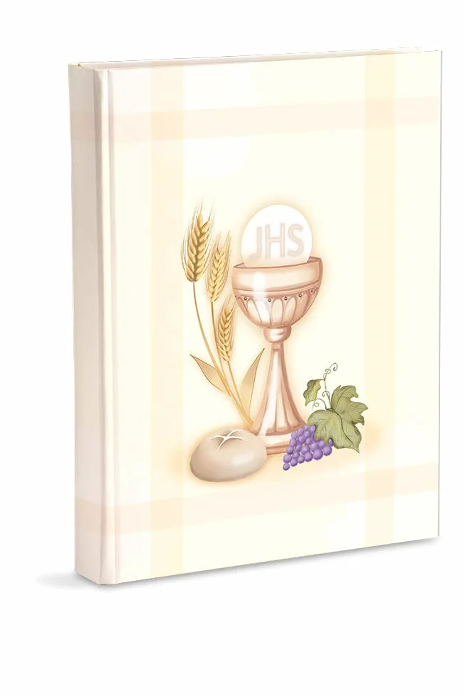 Album Fotografico 20X25 Cm 60 Pagine Bianche in Cartoncino Spesso e Resistente Intervallate da Pergamino Formato 20x25, Beige