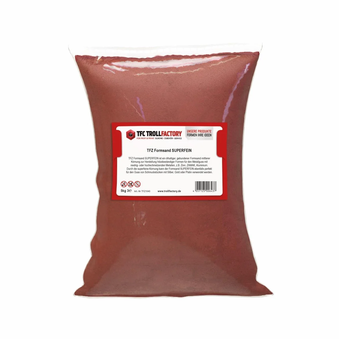 TFZ Forma Sand Superfine Per Metallo Pressofuso 5 kg