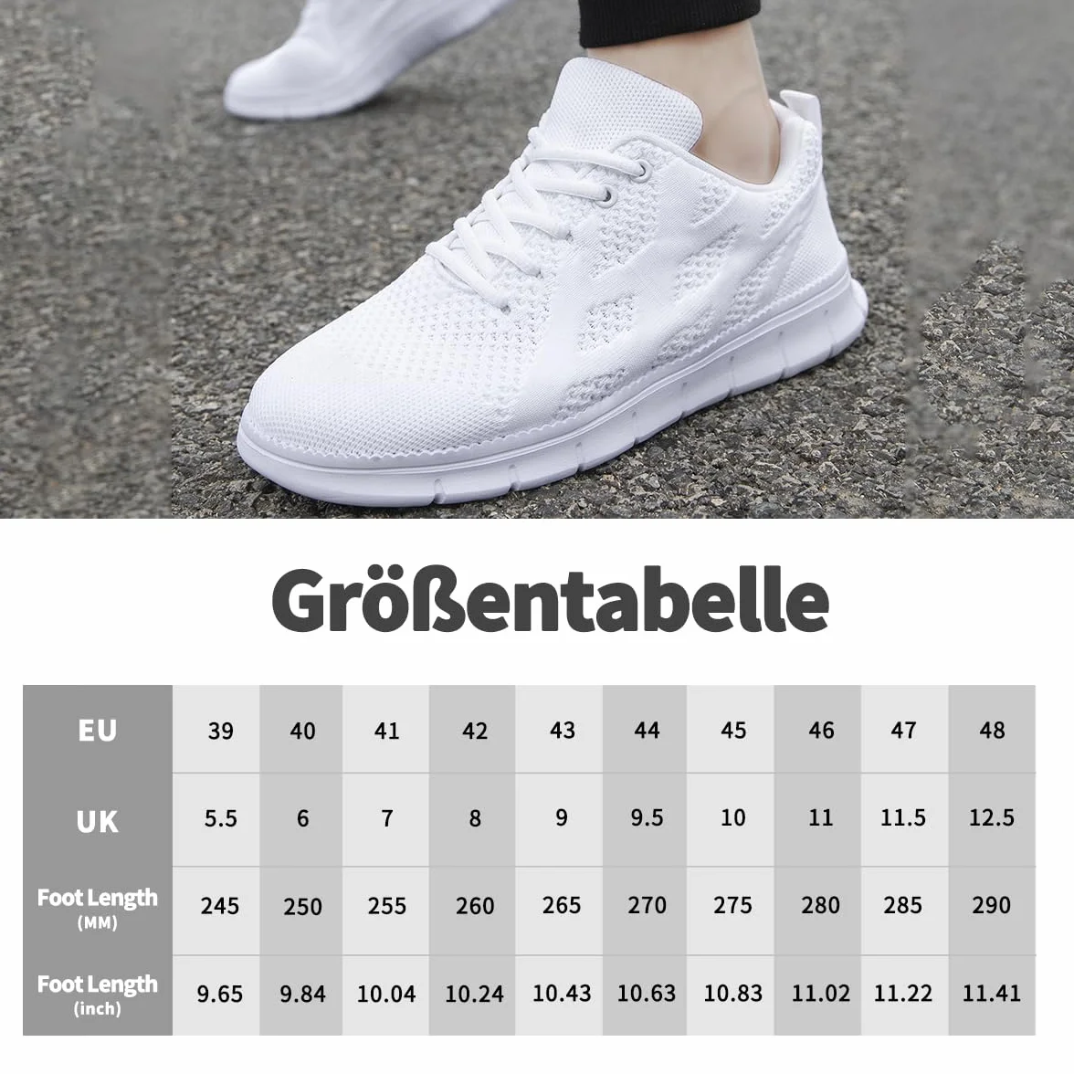 Scarpe da corsa slip on uomo