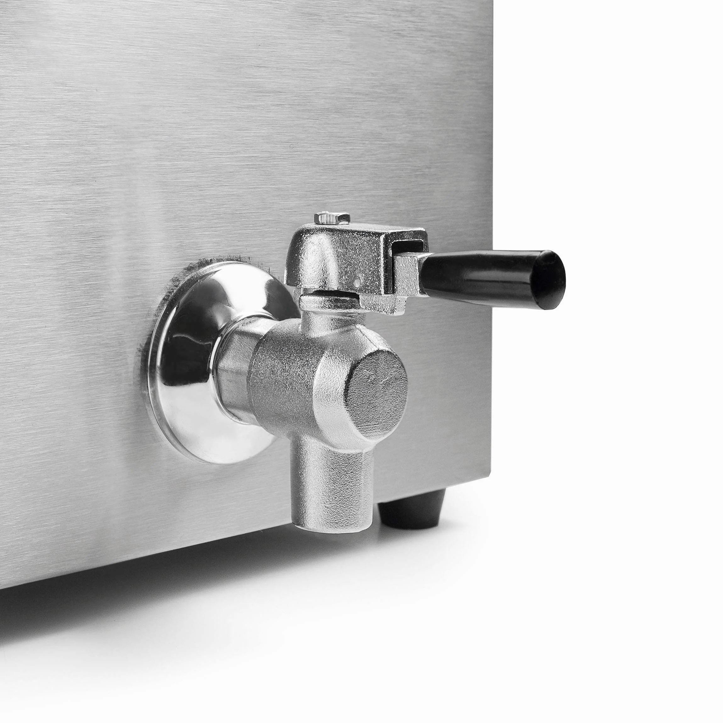 LACOR 69468 69468 - Friggitrice elettrica con rubinetto professionale, 3250 W, 8 l, acciaio inox