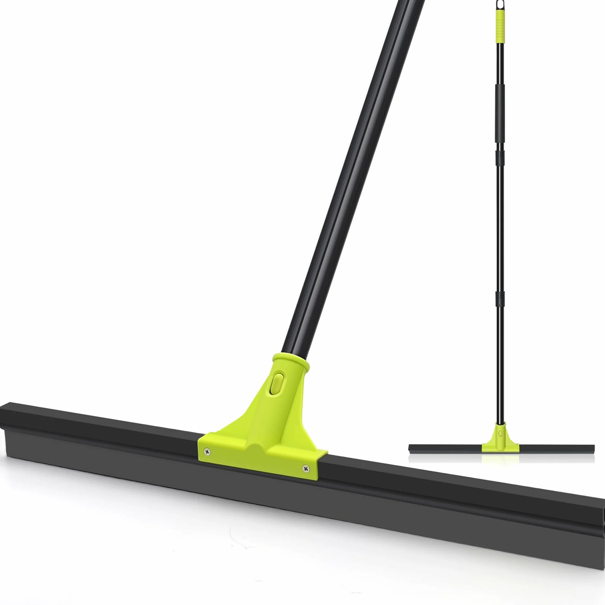 TidyBliss Tira Acqua Pavimenti da 60 cm, Tiraacqua Tergipavimento Spingiacqua Esterni Professionale con Manico Lungo 158 cm per la Pulizia Garage Calcestruzzo Bagno Piastrelle Marmo Doccia Finestra