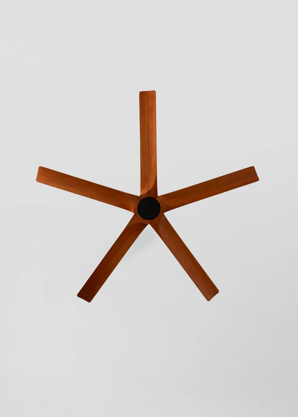 CREATE / WIND INDUSTRIAL WOOD XXL/Ventilatore da soffitto 100% legno con telecomando / 40W, Silenzioso, Ø183 cm, 6 velocità, programmabile, funzione estate-inverno