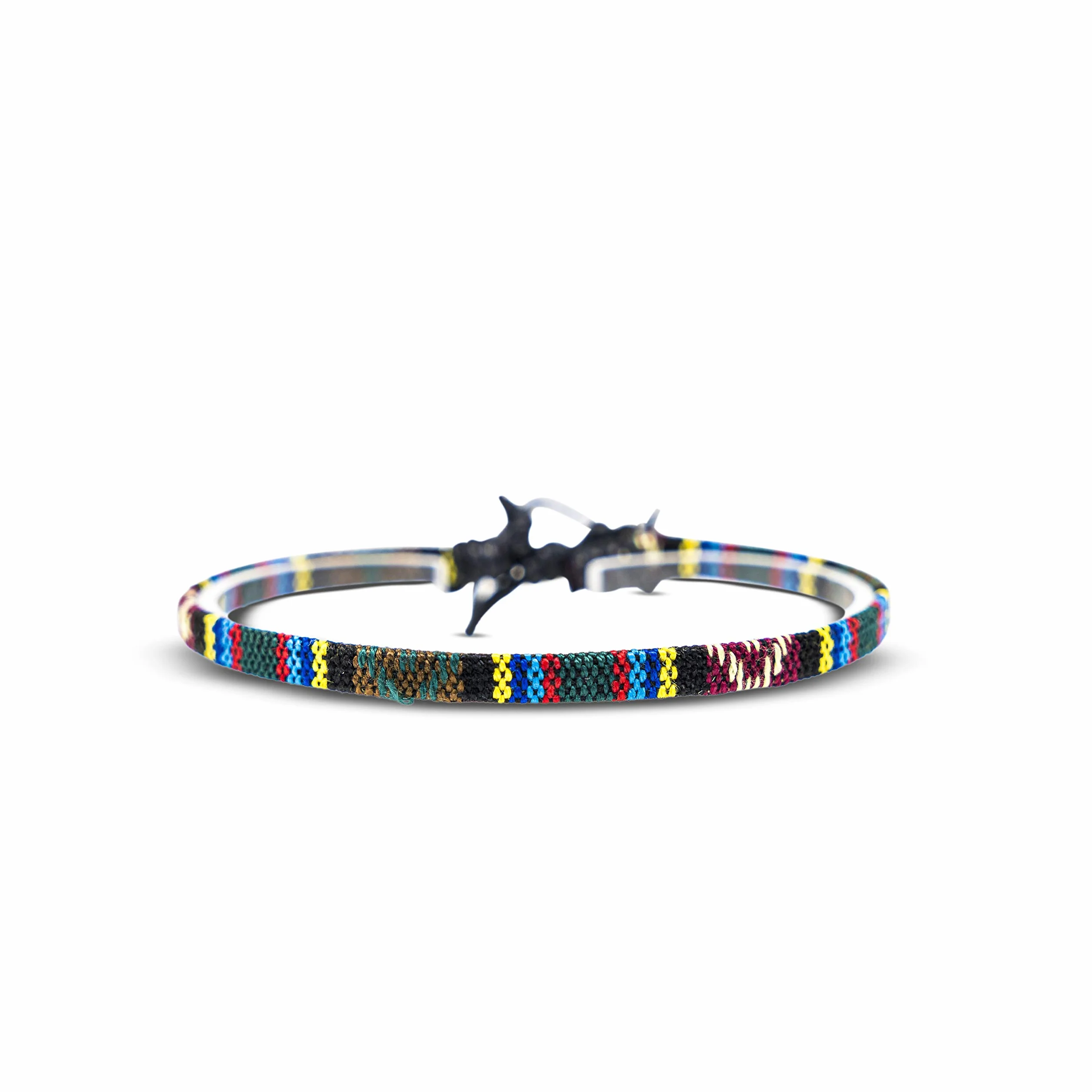 Nami Braccialetto Surfer Boho Set di 2 - Donna e Uomo - Accessori Fatti a Mano Impermeabile Regolabile Bianco Azteco
