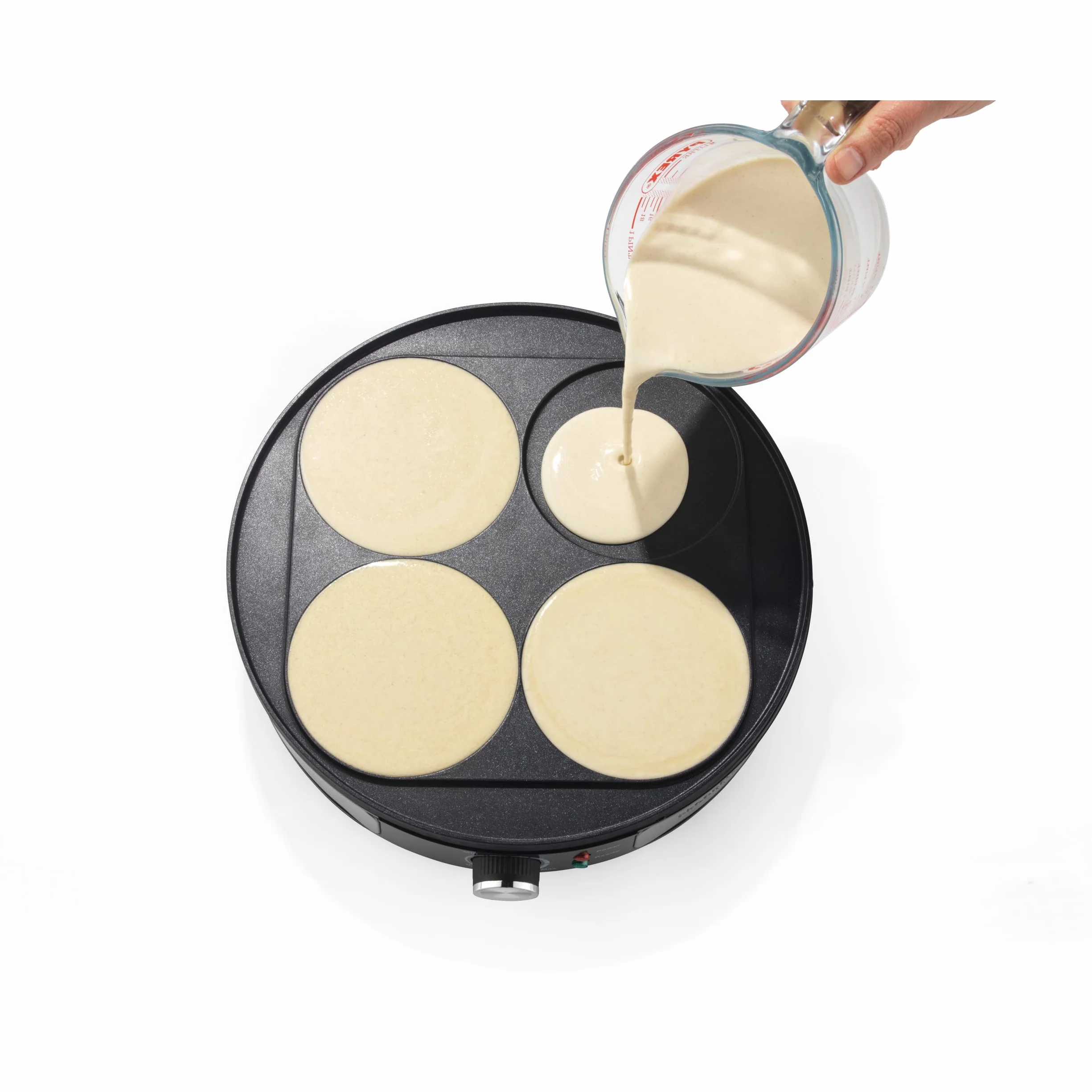 Progress Crepe Maker Reversibile 30 cm 1000W Antiaderente Temperatura Regolabile