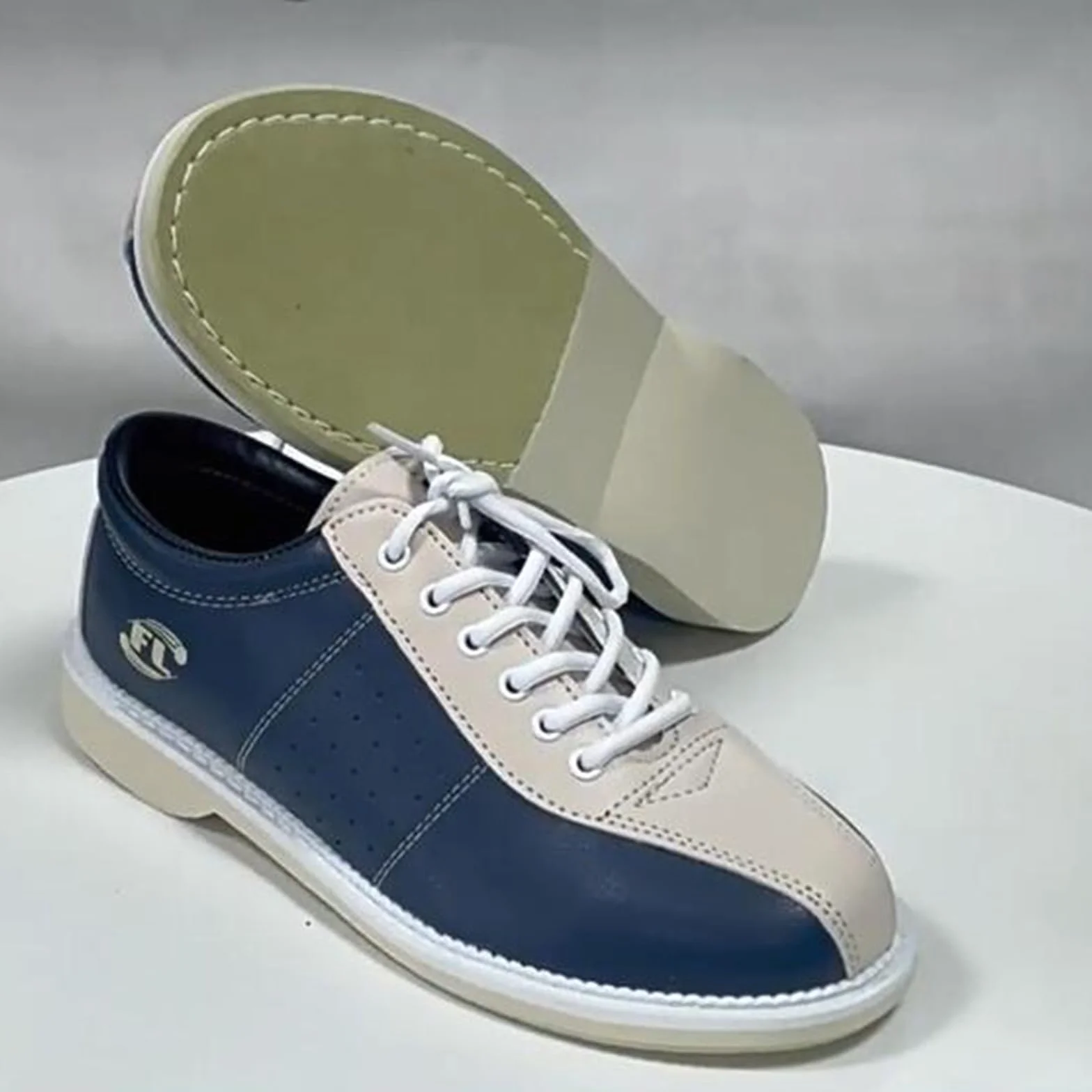 JiuQing Scarpe da Bowling da Uomo per Principianti Indoor Suola Scorrevole