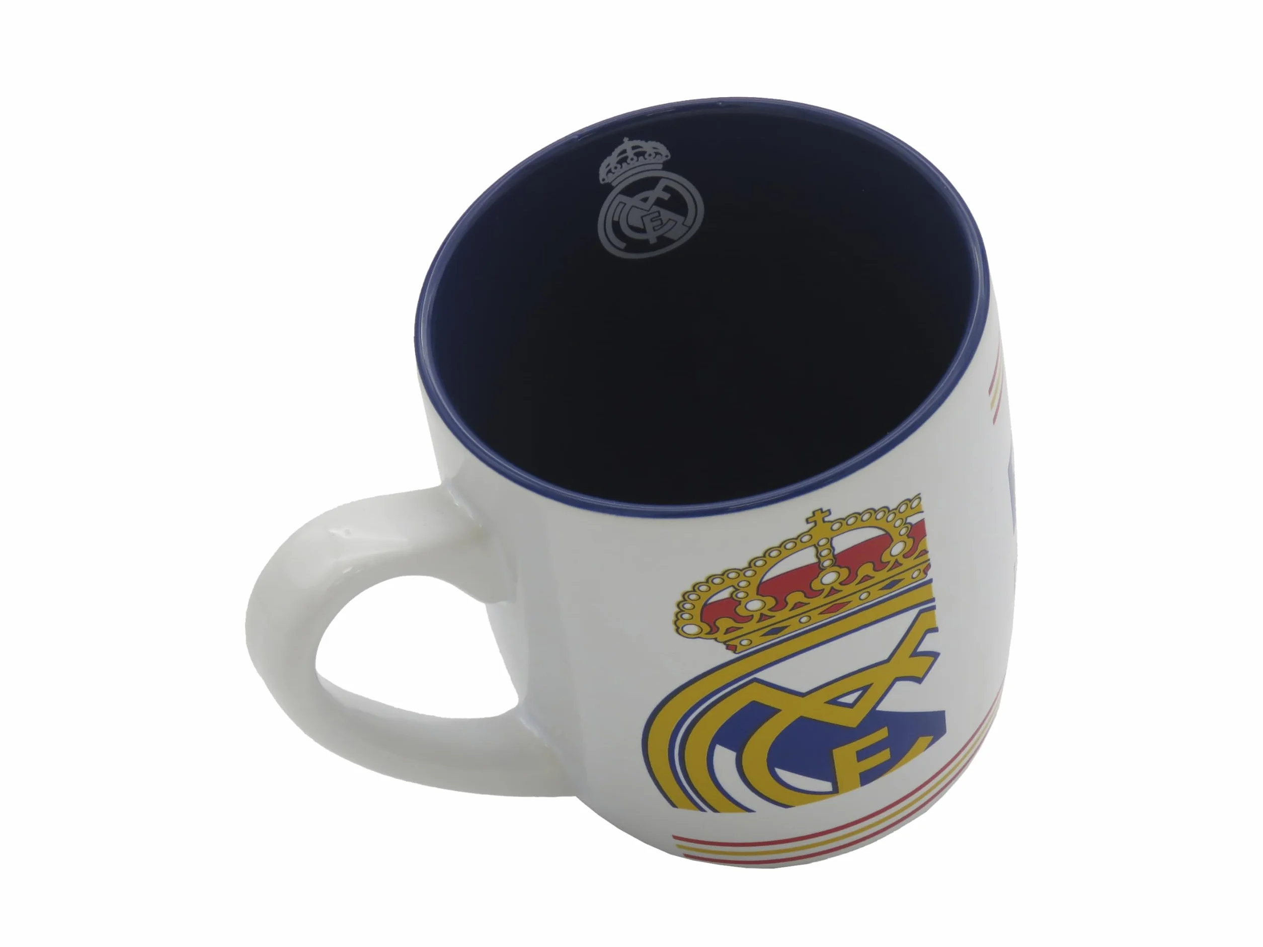 Real Madrid tazza in ceramica bianca originale ufficiale