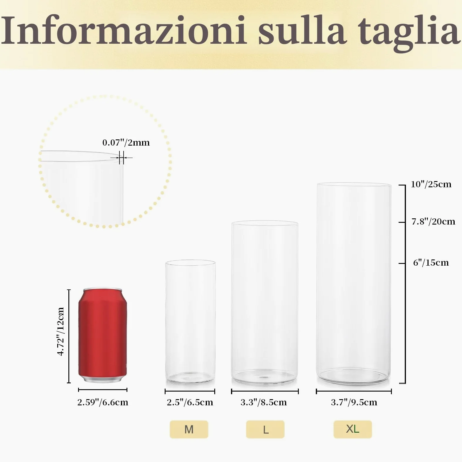 Portacandele Vetro Vaso Candele Galleggianti: Hewory Set di 12 Porta Candela Cilindrici in Vetro Trasparente Vasi per Centrotavola Decorative Cilindrico Candelabro