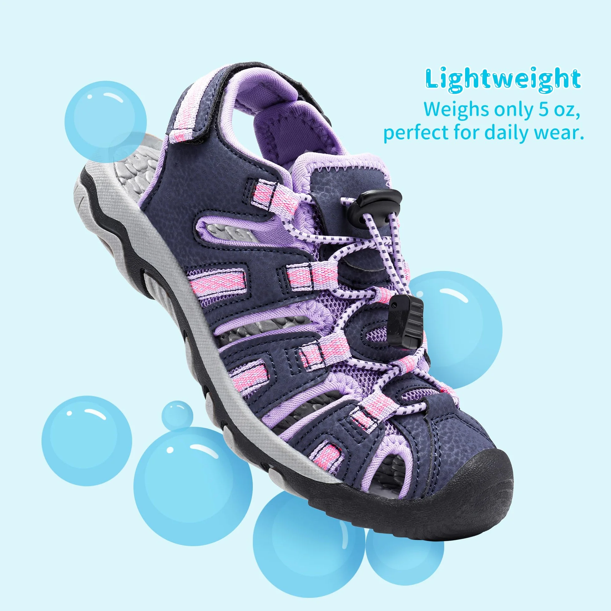 DREAM PAIRS Sandali sportivi estivi per bambini atletici all'aperto