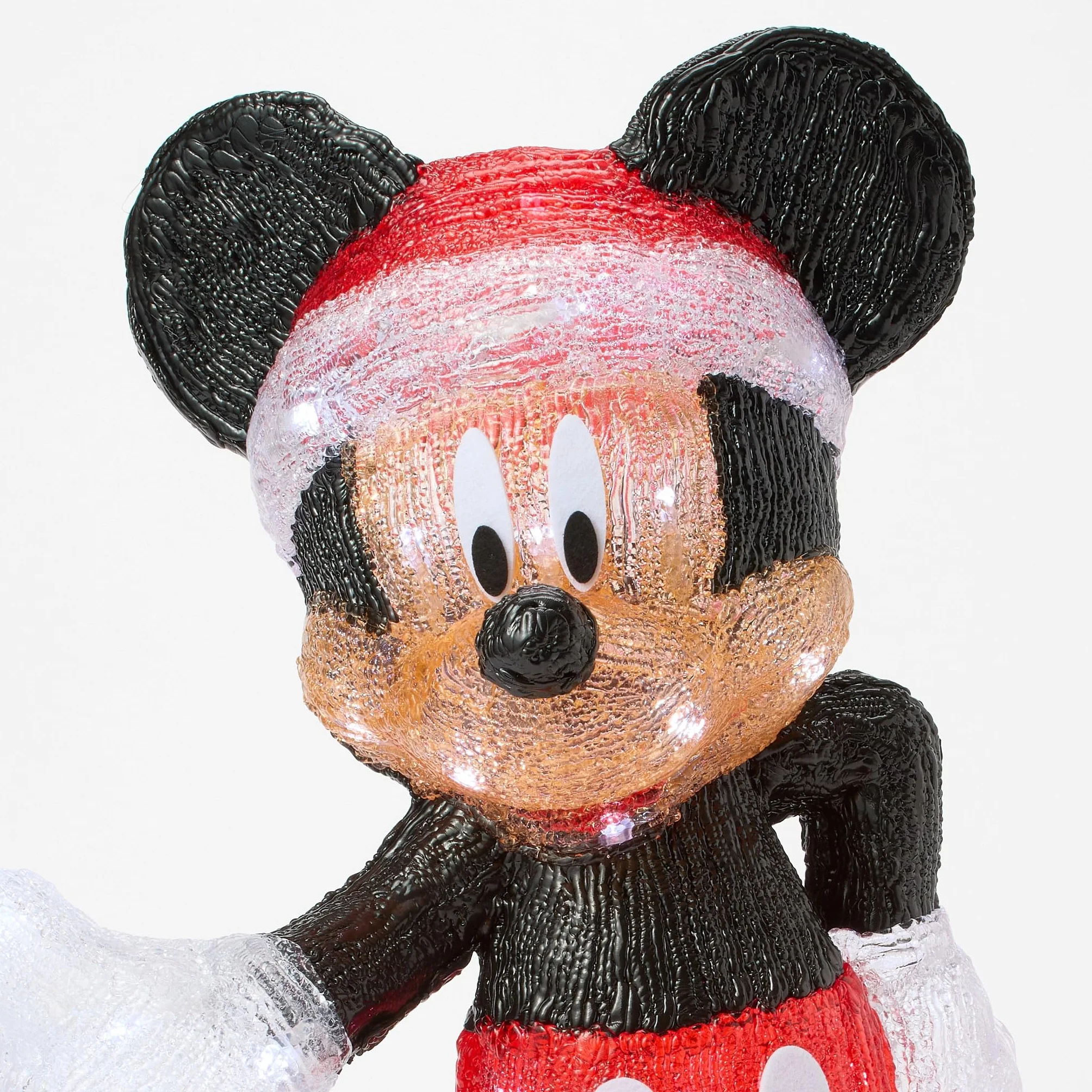 Department 56 Disney Statuetta Babbo Natale Topolino illuminata 52 cm multicolore